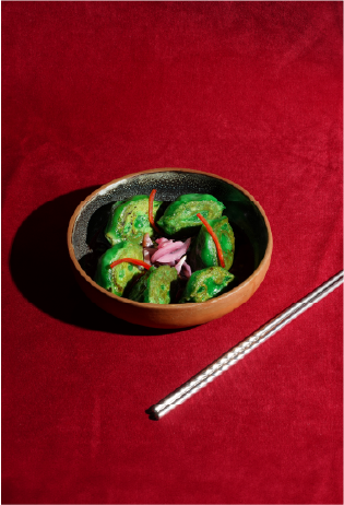 Jiao Zi de vegetales